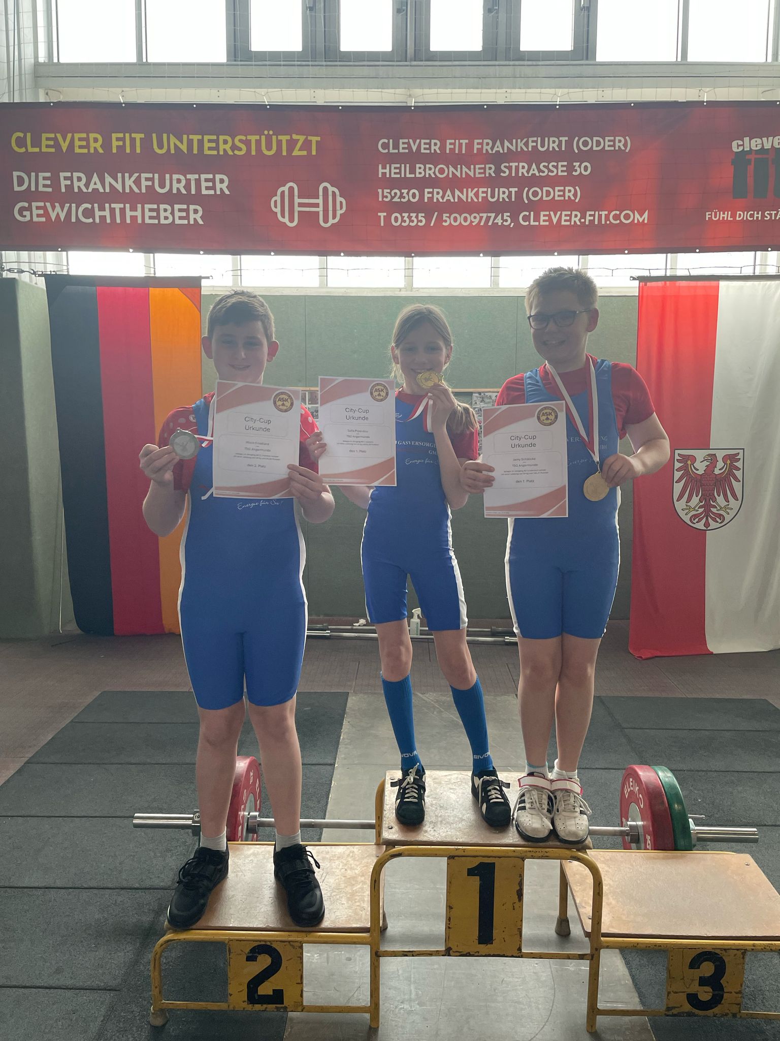 Gruppenbild der Sieger